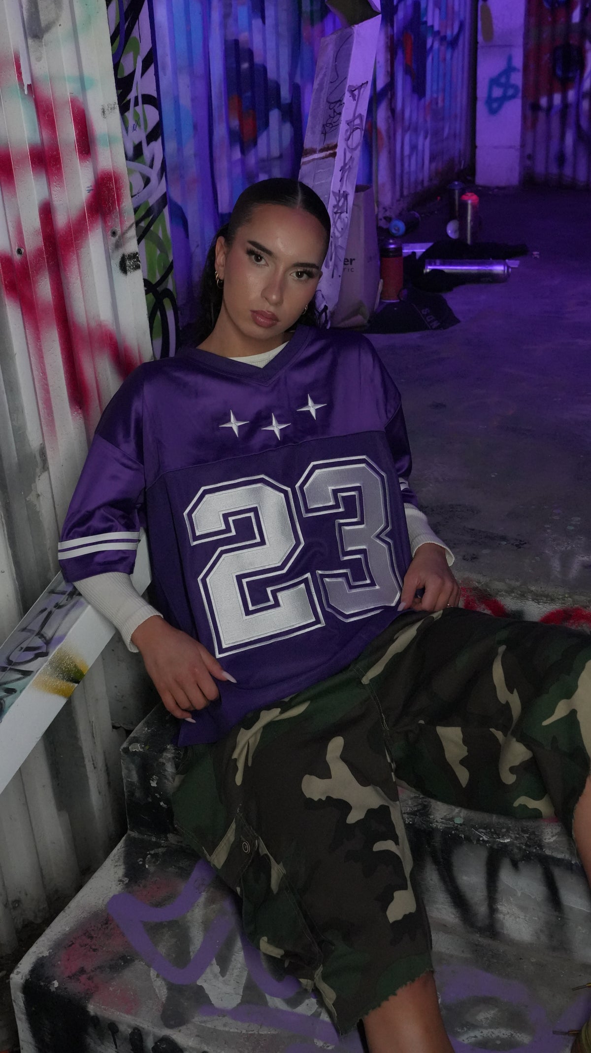 Purple Triple Star Jersey