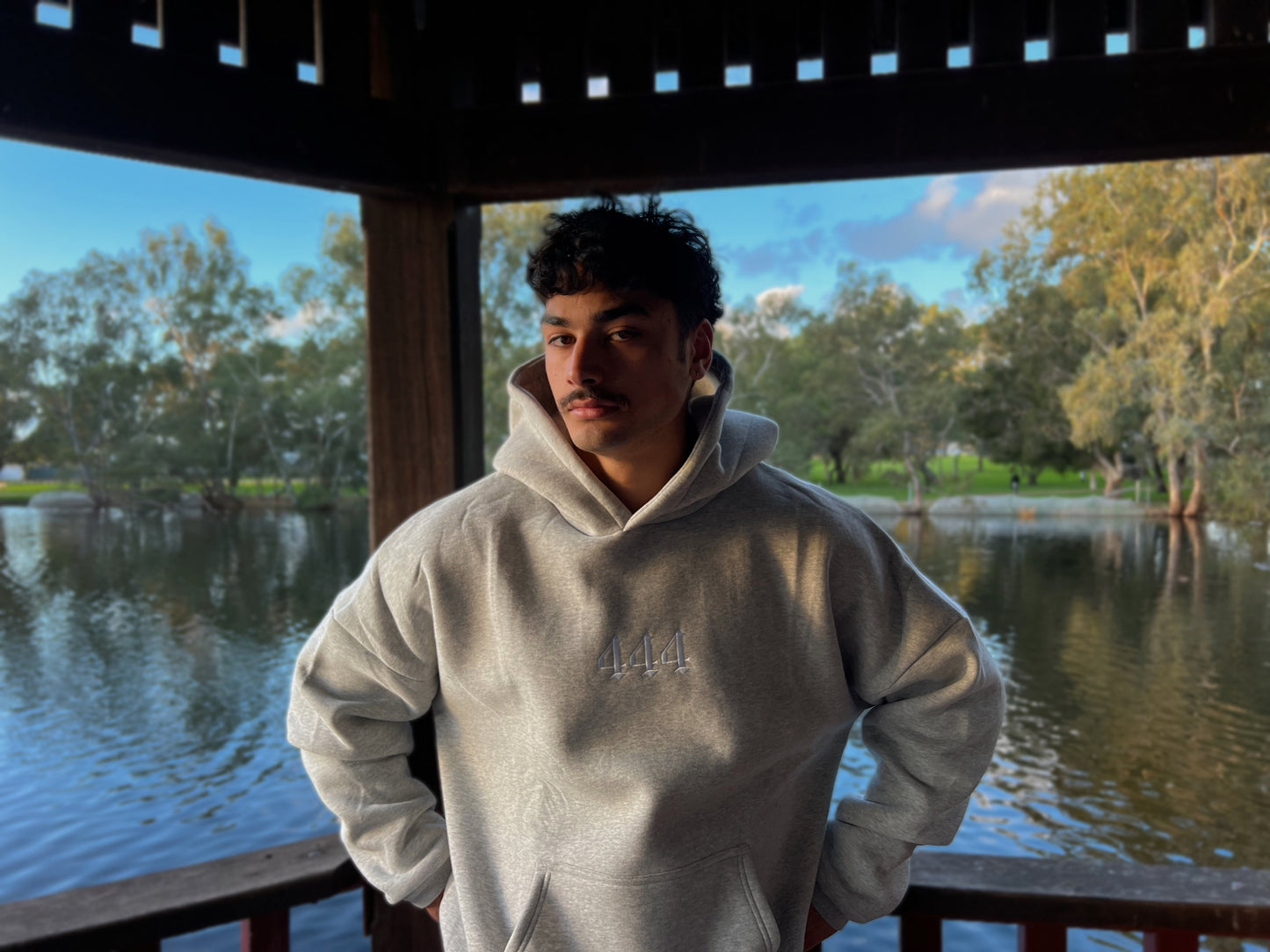 Grey hoodie